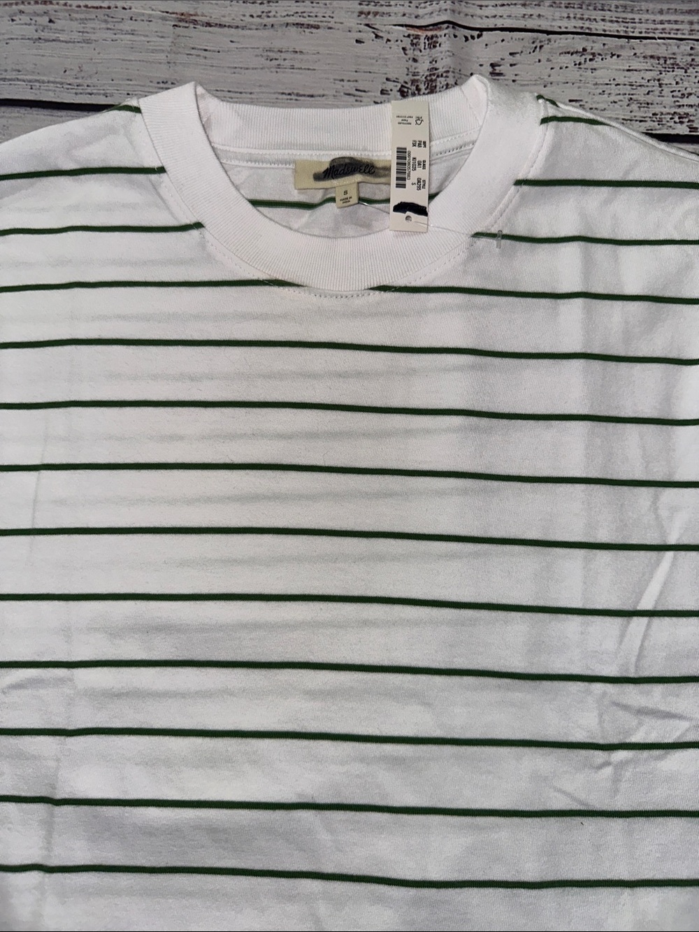 Madewell The Boxy Crop Tee Sz. S - Picture 10 of 11